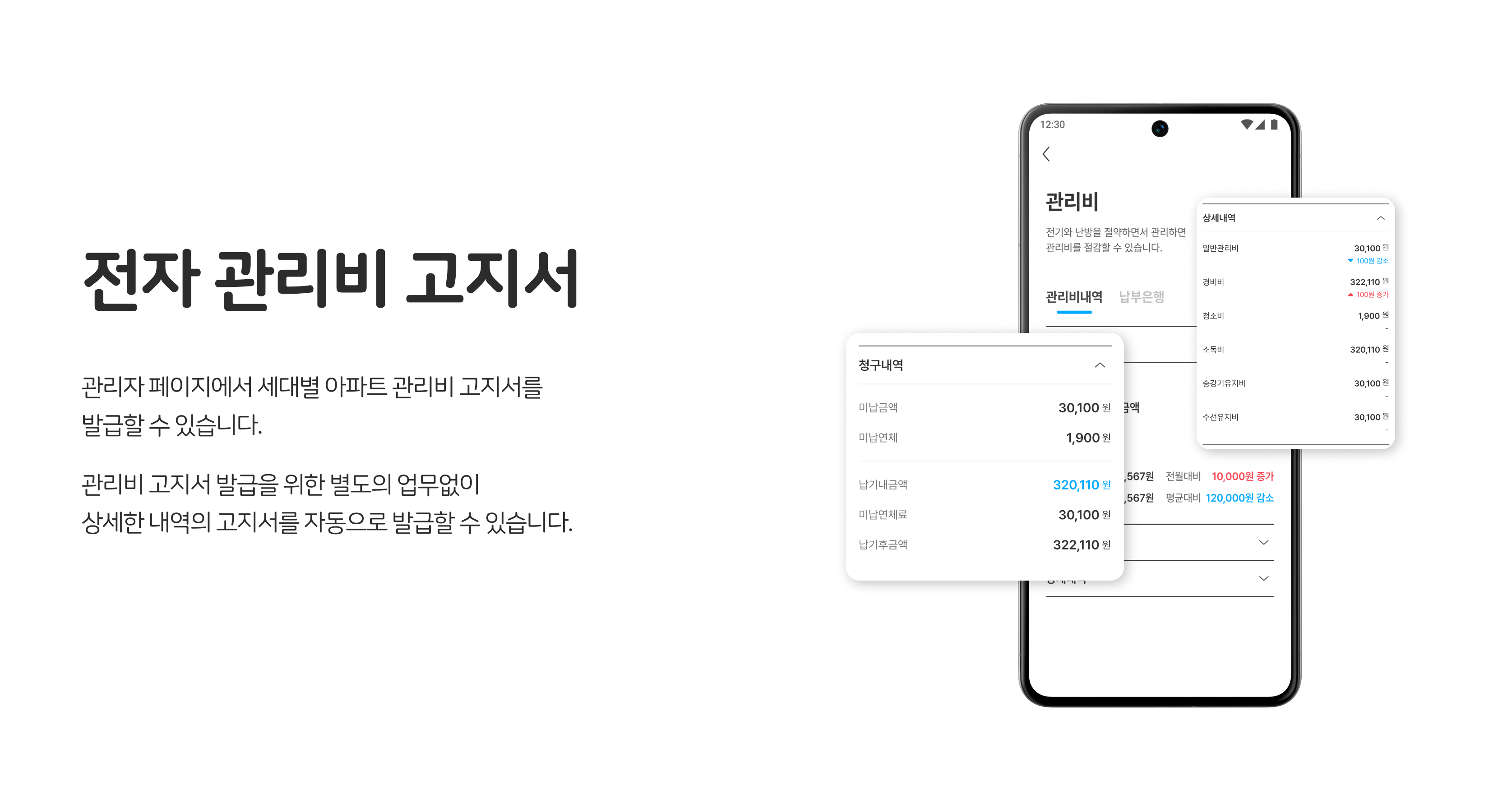 관리사무소 업무 지원, 전자 관리비 고지서